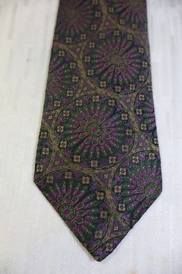 ROCCOBAROCCO 100% SEIDE SEIDE KRAWATTE KRAWATTE MADE ITALY VINTAGE CASUAL