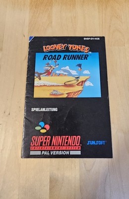 SUPER NINTENDO SNES Anleitung Road Runner Looney Tunes 