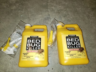Lot of 2 Gallons - Harris Scorpion, Bed Bugs, Lice, Roach Ant Pest Control Spray