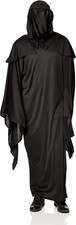 Spooky Men's Horror Robe - Lightweight Hooded Costume for Halloween Festivities