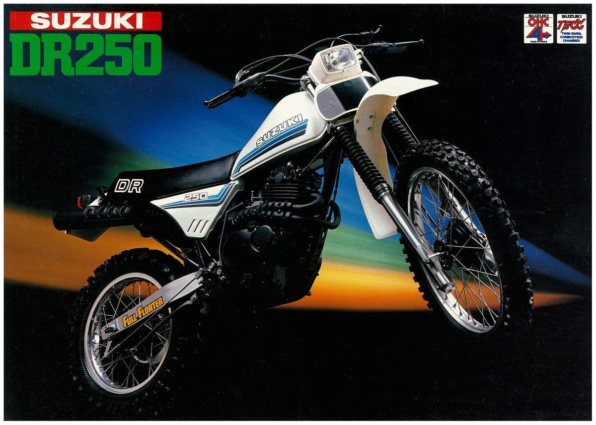 SUZUKI Brochure DR250 DR250Z 1982 Sales Catalog Catalogue REPRO | eBay