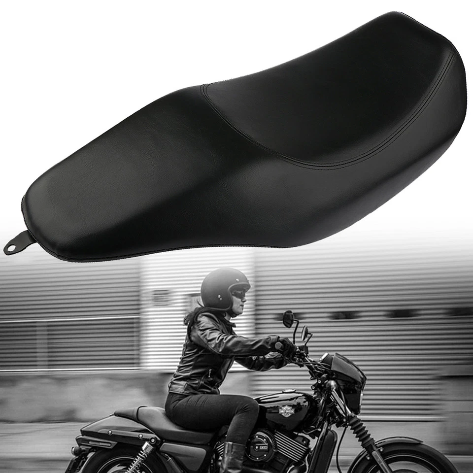 Motorcycle Two-up DRIVER PASSENGER Seat For Harley Davidson Street 750 500 - Image 2 of 4