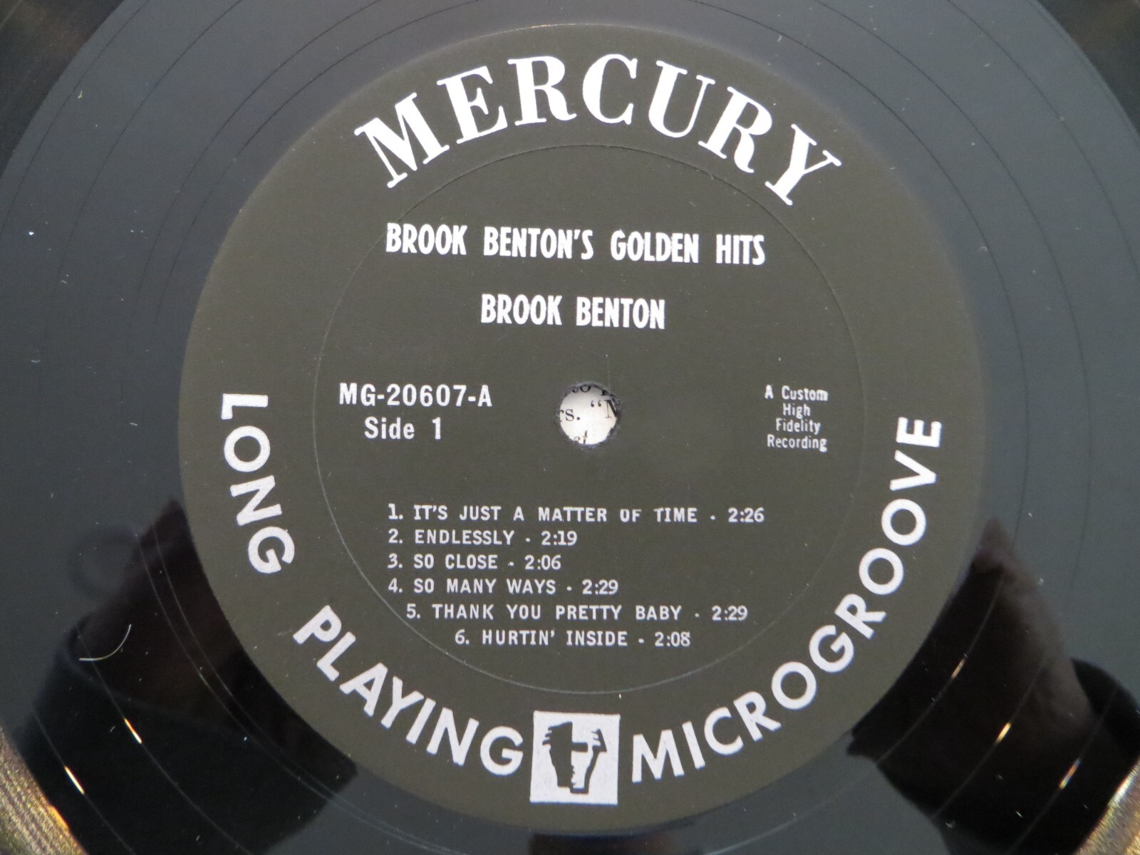Brook Benton – Golden Hits - 1961 - Mercury MG 20607 Vinyl LP VG+/VG+ thumbnail 5