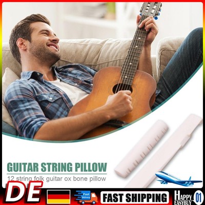 2 Stück tragbarer 12-saitiger Akustikgitarrensattel, Musikinstrumententeil Hot