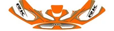 RK STYLE NOSE CONE STICKER KIT - KARTING - JakeDesigns