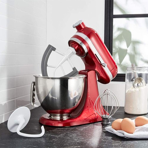 Batidor de borde flexible y escudo de vertido para batidor plano KitchenAid de 4,5-5 cuartos - Imagen 9 de 9