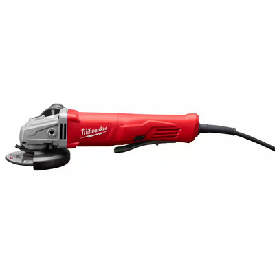 11 Amp Corded 4-1/2 In. Small Angle Grinder Paddle Lock-On