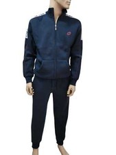 Lotto Tuta Uomo Invernale Felpa con Zip e Pantaloni Comoda e Leggera