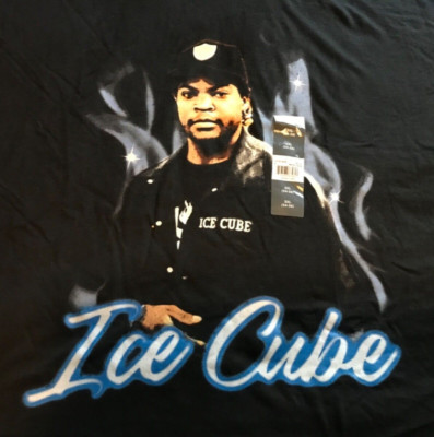 ICE CUBE BRAND NEW MENS SZ 3XL T-SHIRT TEE 100% COTTON BLACK w/ GRAPHICS NWT