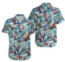 Tropical Moose Vibes Hawaiian Shirt