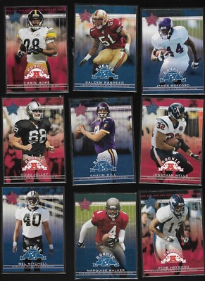 2002 Leaf Rookies & Stars LRS Football RC Select Your Athlete
