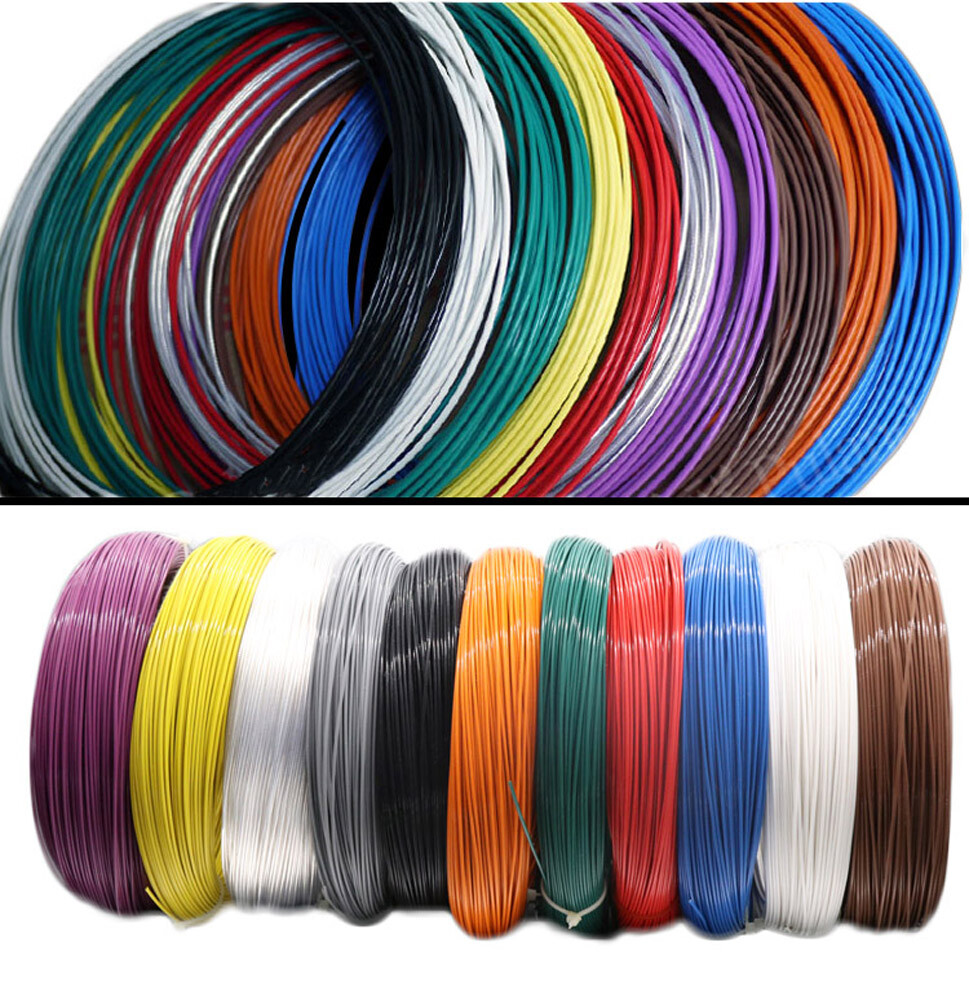 Cavo Flessibile 2mm PTFE Cavo Audio In Politetrafluoro (PTFE) Con Conduttore In Rame Placcato Argento - Sezione 16AWG (2mm), Lunghezza 1 Metro Cavo Audio PTFE - Foto 10