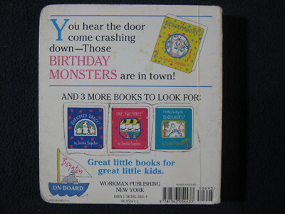 Birthday Monsters! (Boynton on Board) [Jan 12, 1993] Boynton, Sandra  9781563054433| eBay
