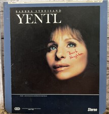 Selectavision RCA Video Disc Yentl Movie Barbara Streisand
