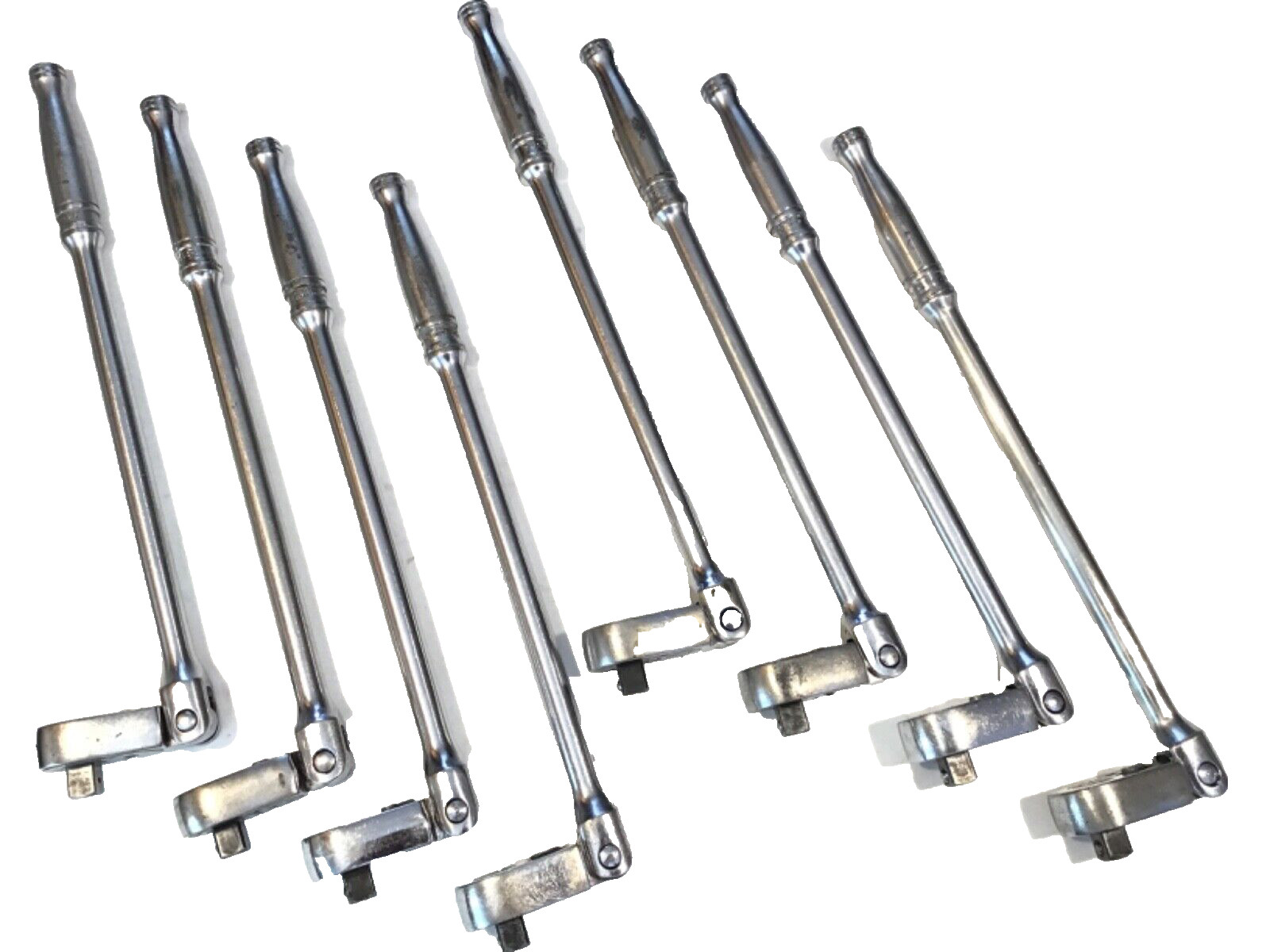 Snap On Tools USA S711A 1/2” Drive Flex Head LONG Handle Chrome Ratchet