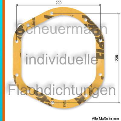 Dichtung Differentialdeckel Dana 44 für GMC,Jeep,AM General,Dodge,Ford,Chevrolet