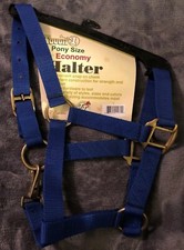 New Tough 1 Horse Halter Blue Size Pony