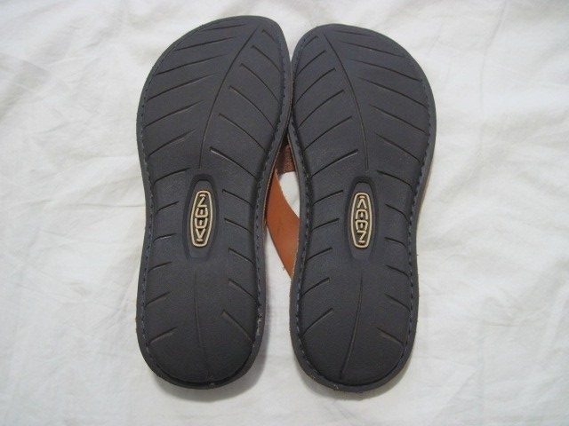 Sandali Keen Alman donna 7 marroni pelle tanga infradito spiaggia piscina slip on