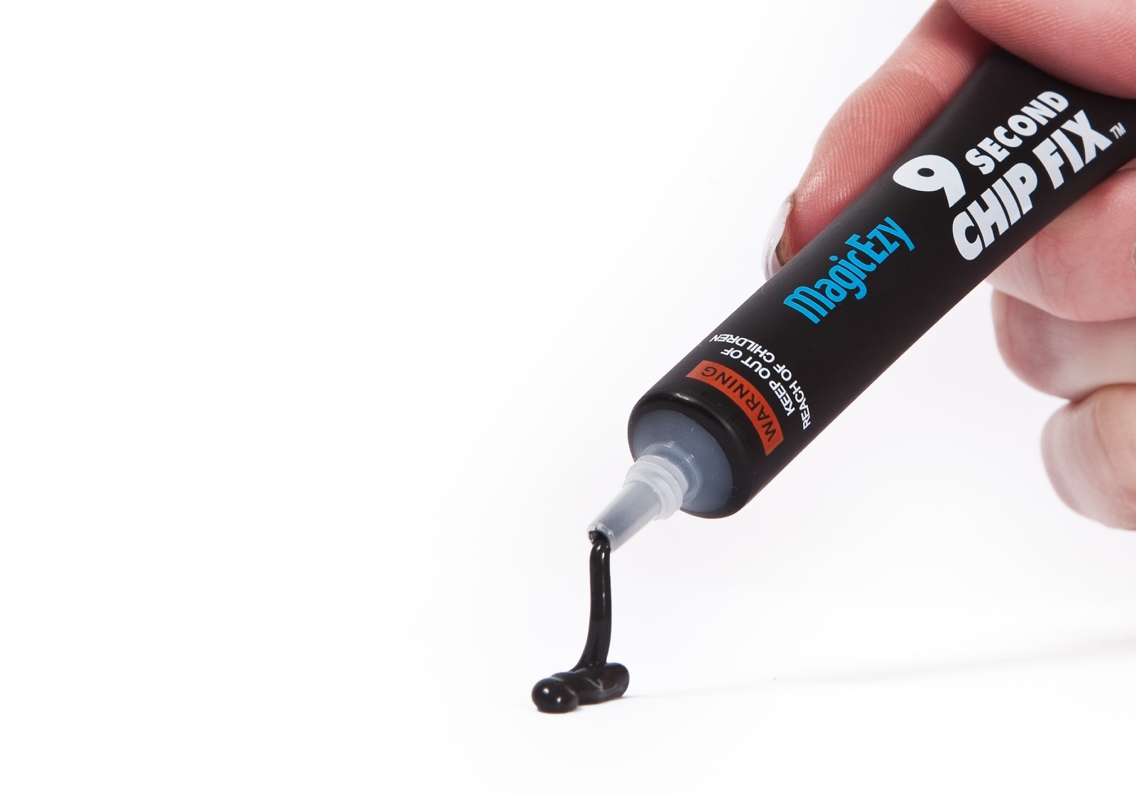 MagicEzy 9 Second Chip Fix (MIDNIGHT) Fiberglass Repair for Damaged