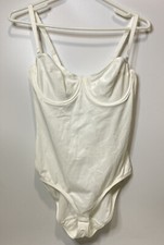 Nip Tuck  Boost Body Shaper Briefer Girdle White One Piece Underwire 36B