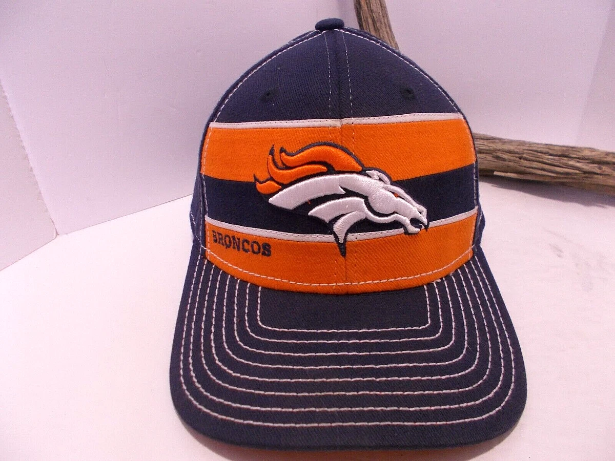 Denver Broncos NFL Orange Blue Vintage Reebok Football Hat Baseball Cap Size S M