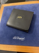 S.T. DUPONT LEATHER COIN Holder Black