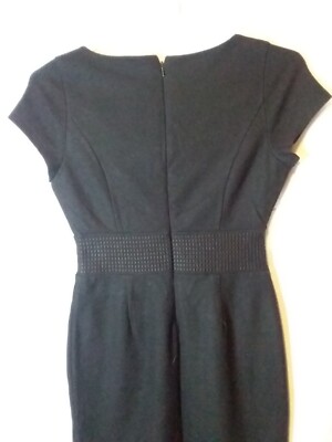 banana republic black wool dress Banana Republic Little Black Wool Dress Size 0