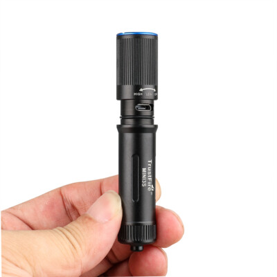 Mini3s Rechargeable Lamp 235 Lumens Keychian Pocket EDC Torch Light Flashlight 