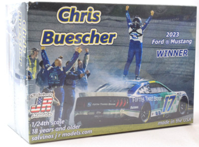 Salvinos JR Models ''Fifth Third Bank'' Chris Buescher 2023 Ford Mustang 1/24 Kit