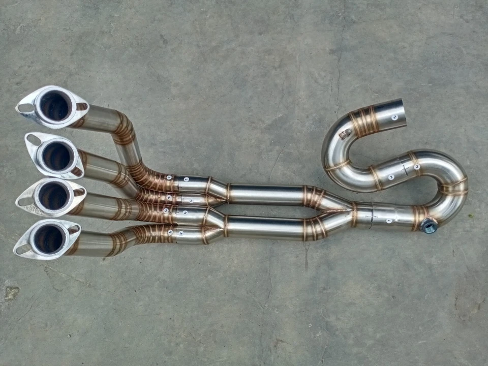 Sistema de tubos de cabezal de escape Honda CBR1000rr 2008-2016 Foto 2 de 4