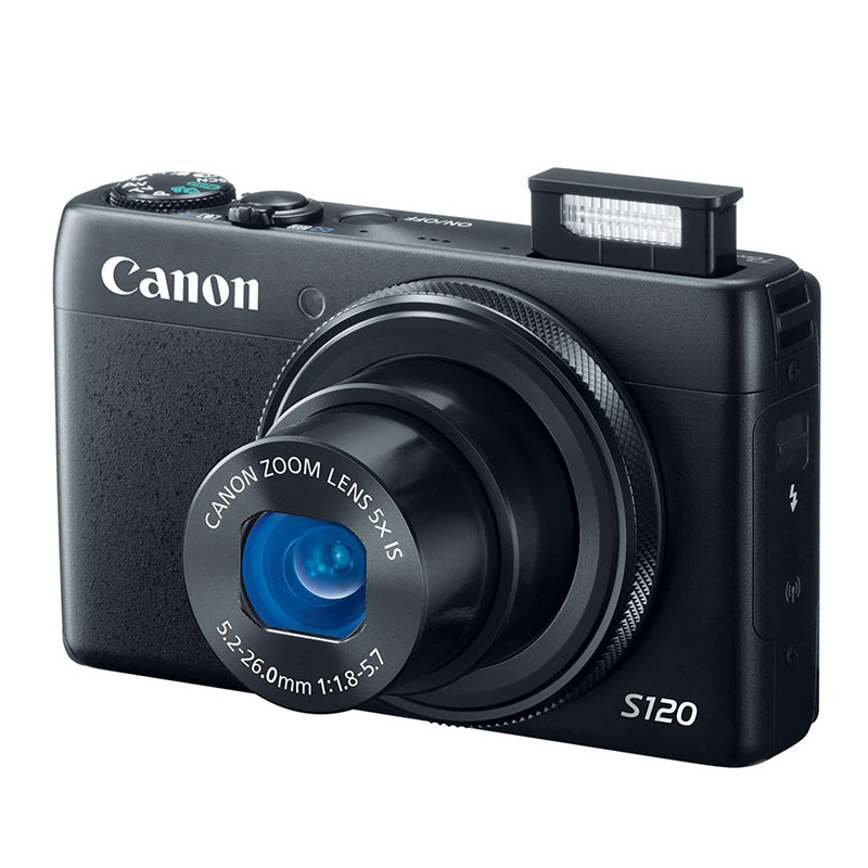 Canon PowerShot S120 Digital Camera w/12.1 MP W/ Battery & Charger