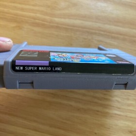New Super Mario Land SNES 16-Bit Rom Game Cart USA NTSC English