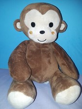 Bedtime Originals Ollie Brown Monkey Ape Plush 9" Sitting Stuffed Animal Toy