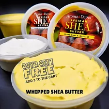 Whipped Shea Butter Unscented Shea Body Butter Moisturizer For Face Hair & Body