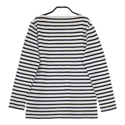 トップス French Naval Orcival Basque Shirt ORCIVAL Basque shirt with stripes Tops Long T-shirt White
