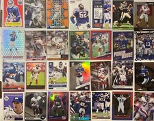New York Giants NFL Football Card Lot (50 Car...