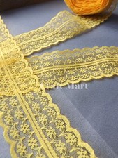 37 COLOURS lace ribbon trim craft scrapbook wedding cards scalloped edge favors