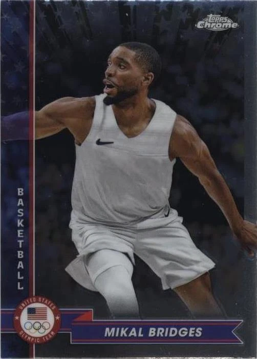 2024 Topps Chrome U.S. Olympic & Paralympic Team and Hopefuls - Mikal Bridges #20