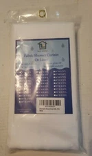 70 X 72 N&Y Home Fabric Shower Curtain Liner, Water Repellant, Mildew Resist