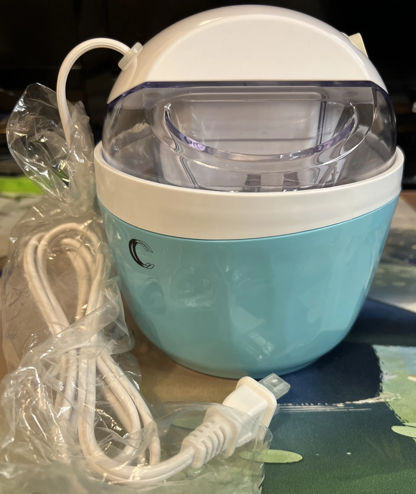 Mini Ice Cream Maker Made By Intertek ETL Listed Works As Is.