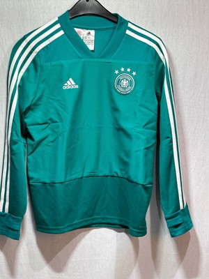 adidas DFB TR TOP Trainigsshirt Langarm KIDS Fussball EQT grün size 152  CE6622