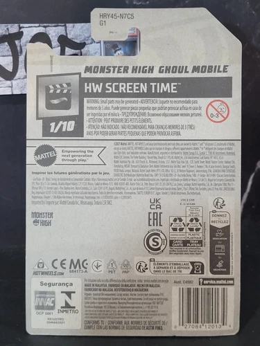 2024 #003 – Monster High Ghoul Mobile(HW 屏幕时间 – 全新型号)紫色 1/10 - 第 2 张/共 3 张