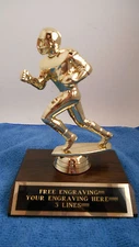 FANTASY FOOTBALL PLAYER TROPHY AWARD FIRST PLACE-FREE ENGRAVING!!!