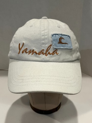Cappello Yamaha Papà Colore Bianco con Toppa Onda Blu, Taglia Adulto Pulito - Foto 2 di 8