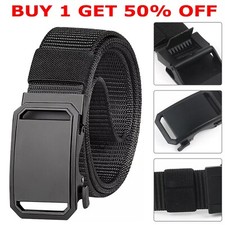 Men Casual Military Tactical Army Adjustable Quick Release Belts Pants Waistband
