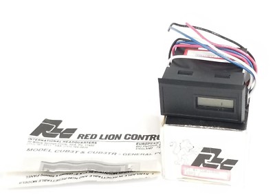 NIB RED LION CUB3TR00 TIME TOTALIZER 5-DIGIT HOUR METER REMOTE RESET ...