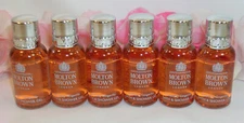 New Molton Brown Heavenly Gingerlily Bath & Shower Gel 6 Pc Set 1 oz each