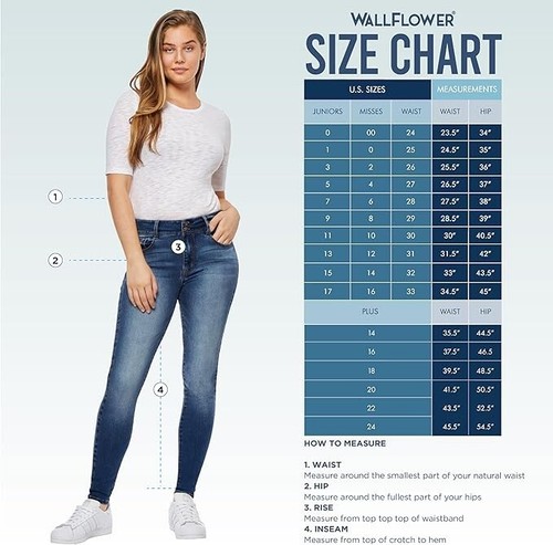 WallFlower Women's Luscious Curvy 22" Straight Cargo Twill Crop Mid Rise - Picture 10 of 14