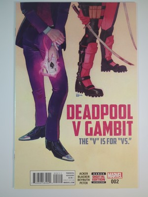 Deadpool v Gambit #2 - Marvel 2016 - Acker/Blacker/Beyruth - VF