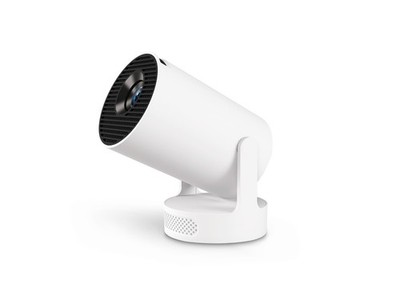 HY300Ultra 4K Android 14 Portable Projector 360ANSI WiFi 6 BT5.4,5W HiFi Speaker